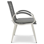 Nissi Outdoor 5 - Piece Rattan Dining Set - Grey or Green - Bargainia.com - 