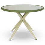 Nissi Outdoor 5 - Piece Rattan Dining Set - Grey or Green - Bargainia.com - 