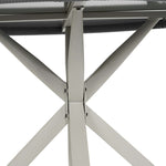 Nissi Outdoor 5 - Piece Rattan Dining Set - Grey or Green - Bargainia.com - 