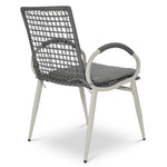 Nissi Outdoor 5 - Piece Rattan Dining Set - Grey or Green - Bargainia.com - 