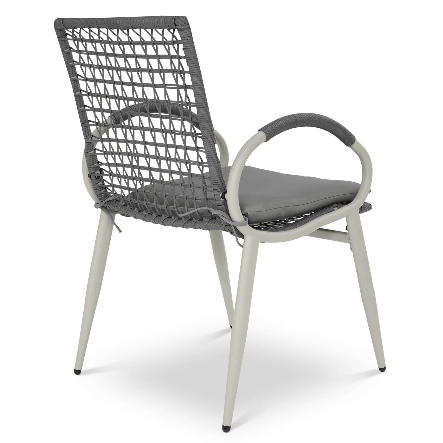 Nissi Outdoor 5 - Piece Rattan Dining Set - Grey or Green - Bargainia.com - 