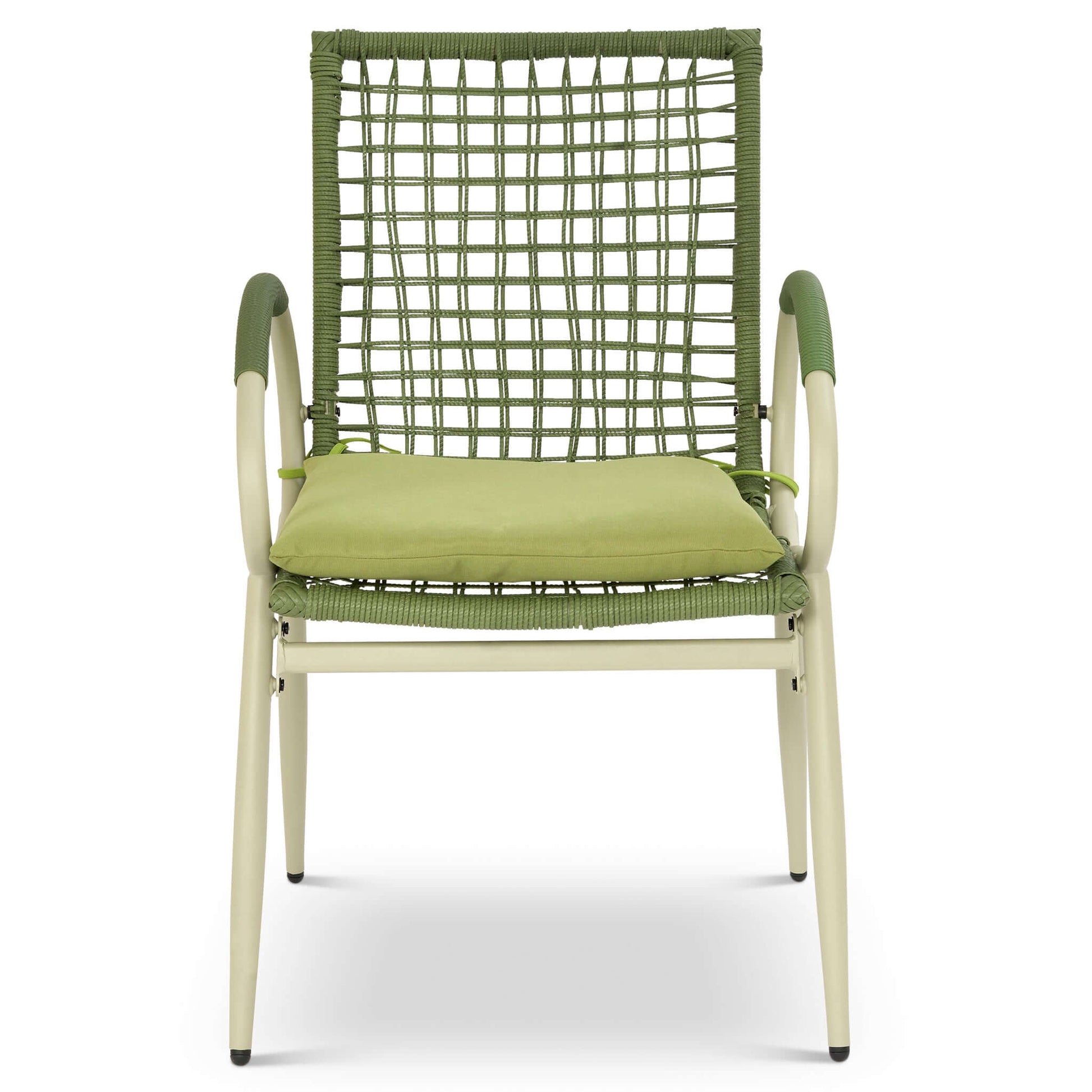 Nissi Outdoor 5-Piece Rattan Dining Set - Grey or Green Clearance