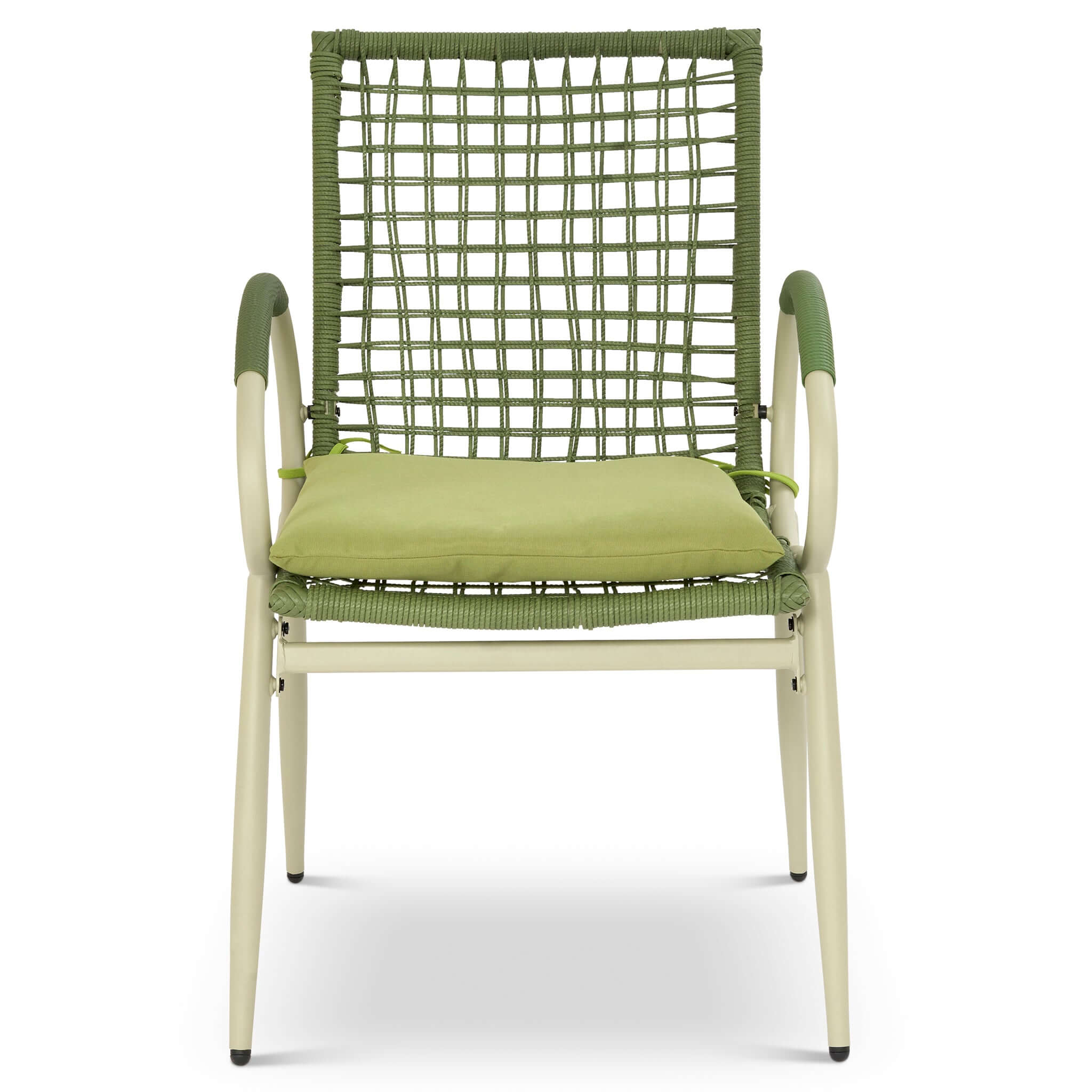Nissi Outdoor 5-Piece Rattan Dining Set - Grey or Green Clearance