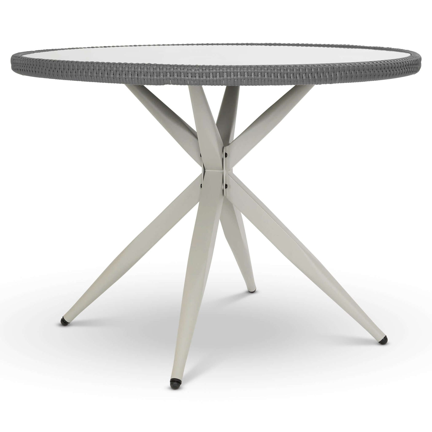 Nissi Outdoor 5 - Piece Rattan Dining Set - Grey or Green - Bargainia.com - 