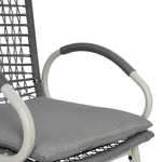 Nissi Outdoor 5 - Piece Rattan Dining Set - Grey or Green - Bargainia.com - 