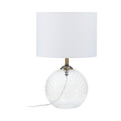 Noa Clear Glass Table Lamp - Bargainia.com - 5018705988245