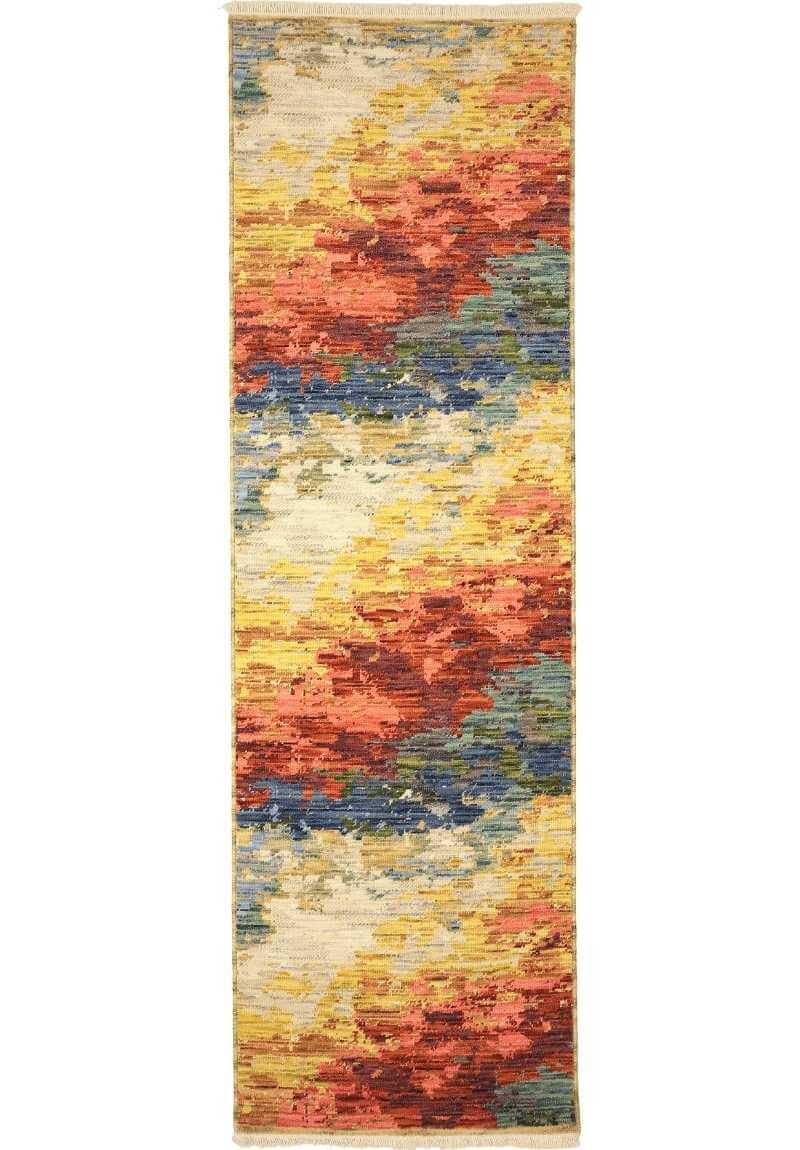 Nomad Abstract Wool - Blend Rug – Multicolour - Bargainia.com - 5053095269024 - L912638/UX1- 068/235