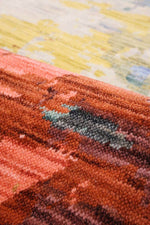 Nomad Abstract Wool - Blend Rug – Multicolour - Bargainia.com - 