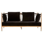 Novo 2 Seat Rose Gold Lattice Arms Sofa - Bargainia.com - 