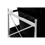 Novo 2 Seat Sofa With Silver Lattice Arms - Bargainia.com - 