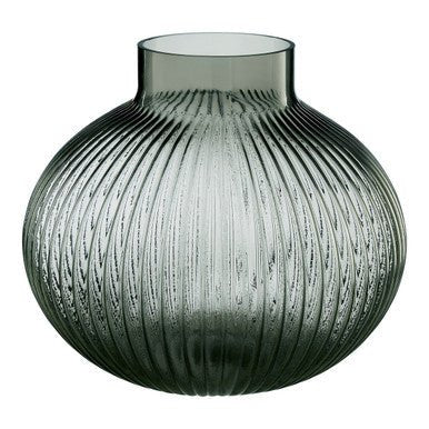 Nullah Large Smoked Grey Glass Vase - Bargainia.com - 5018705394428