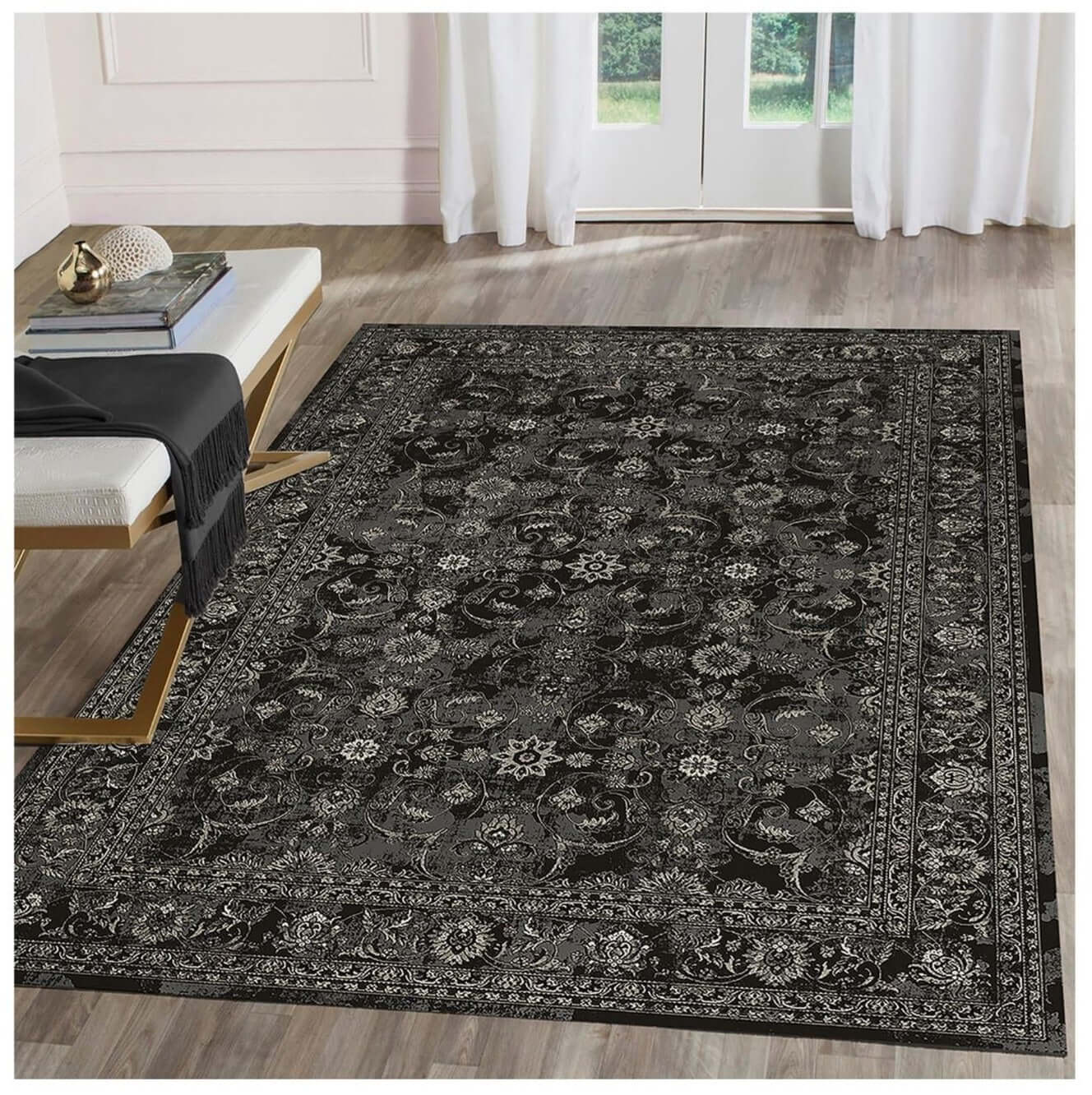 Nuza Vintage Washable Rug - Bargainia.com - 