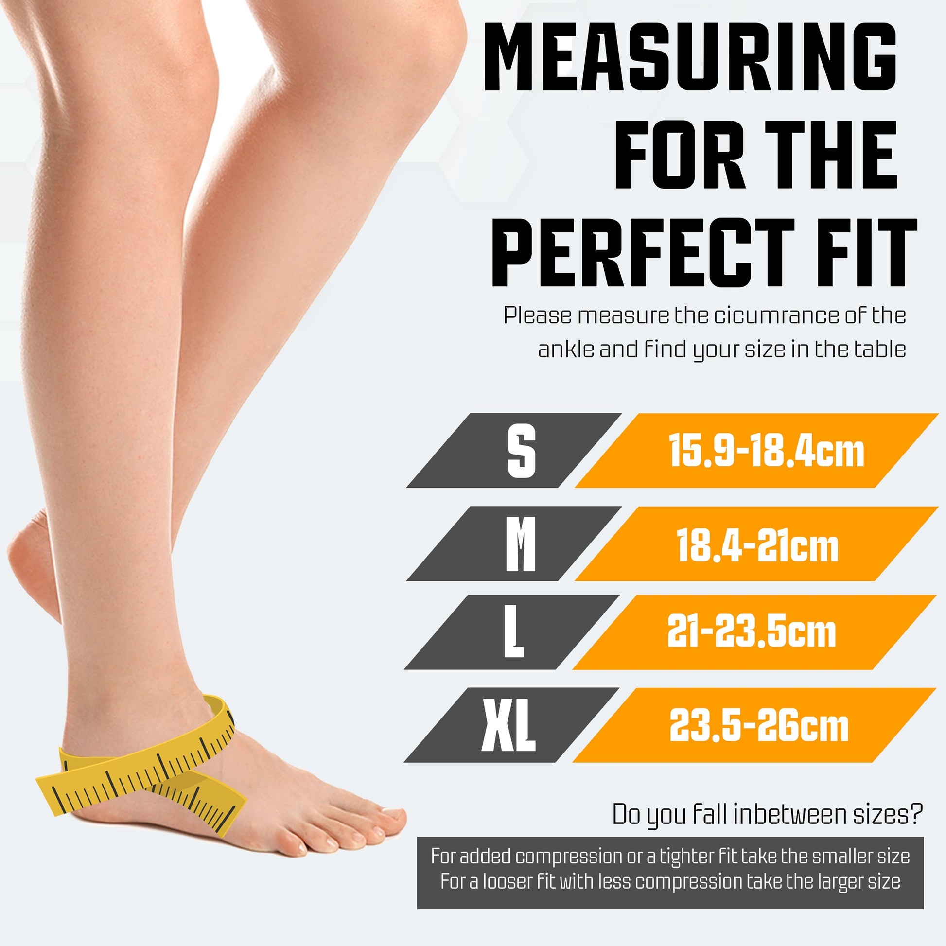 Nylon & Spandex Ankle Support - S/M Clearance