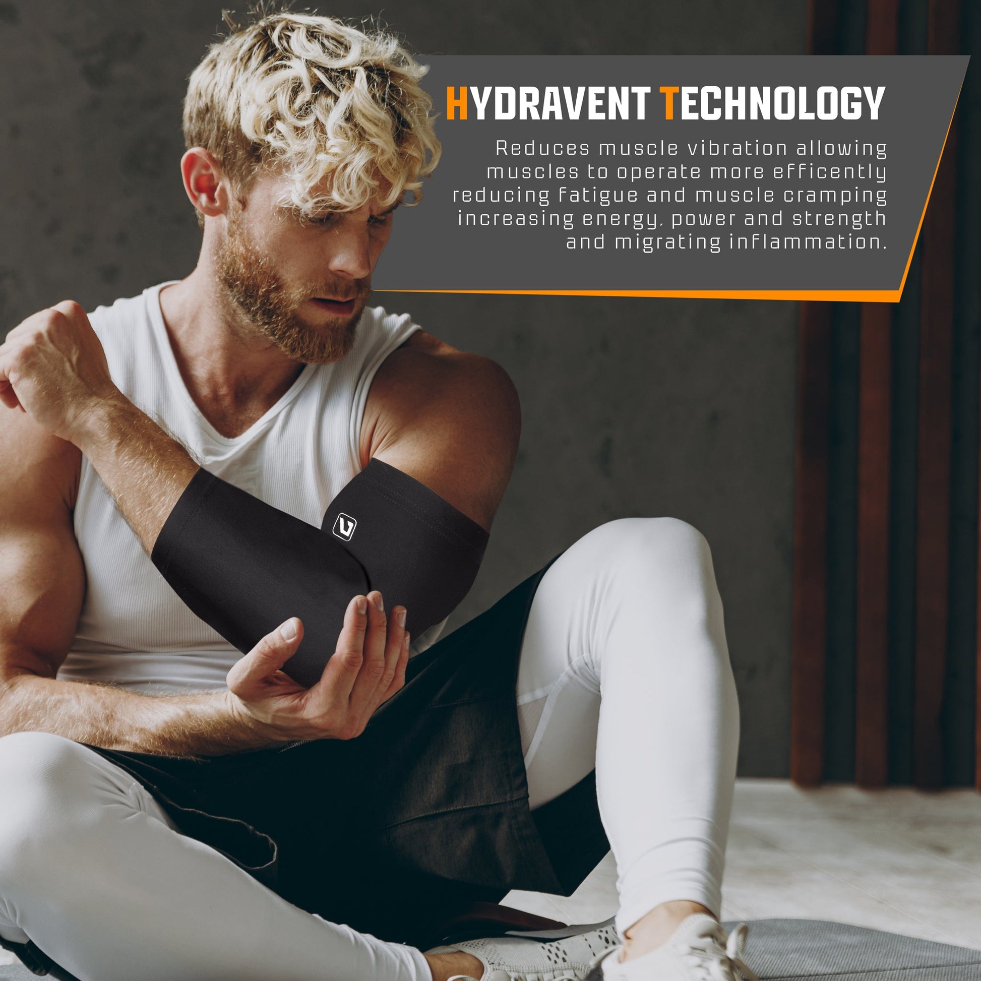 Nylon & Spandex Elbow Support - S/M Clearance