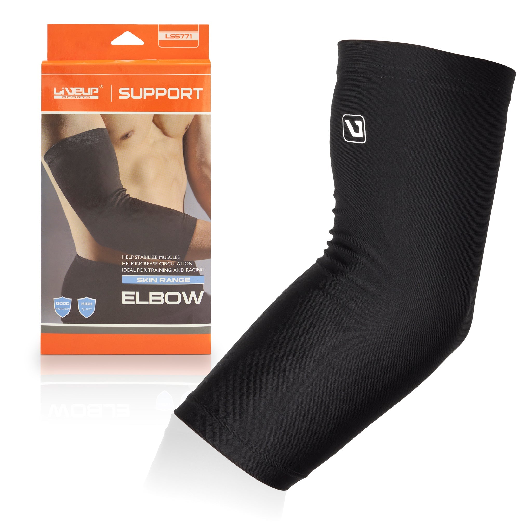 Nylon & Spandex Elbow Support - S/M - Bargainia.com - 