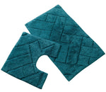 OLIVIA ROCCO Bali Bath Mat And Pedestal Set Luxurious Super Absorbent Easy Care Non Slip