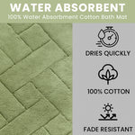OLIVIA ROCCO Bali Bath Mat And Pedestal Set Luxurious Super Absorbent Easy Care Non Slip
