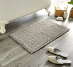 OLIVIA ROCCO Pebbles Micro Bobble Bath Mat Pure Indian Cotton Hand Woven Eco Friendly