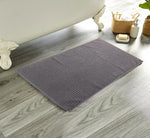 OLIVIA ROCCO Luxe Deep Cotton Pile Bath Mats Handcrafted Eco Friendly Absorbent Quick