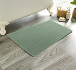 OLIVIA ROCCO Luxe Deep Cotton Pile Bath Mats Handcrafted Eco Friendly Absorbent Quick