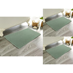OLIVIA ROCCO Pack Of 3 Luxe Ultra-Soft Deep Cotton Pile Bathmats Eco-Friendly Absorbent