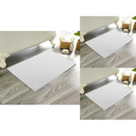 OLIVIA ROCCO Pack Of 3 Luxe Ultra-Soft Deep Cotton Pile Bathmats Eco-Friendly Absorbent