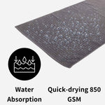 OLIVIA ROCCO Pack Of 3 Luxe Ultra-Soft Deep Cotton Pile Bathmats Eco-Friendly Absorbent