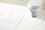 OLIVIA ROCCO Miami Bath Mat Set Ultra Absorbent Non Slip With Pedestal Multi colour