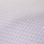 OLIVIA ROCCO Hotel Collection Quilted Bedspread 240x260 cm White and Grey 100% Sustainable Cotton Super Soft Easy-Care Home Essential
