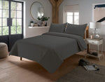 OLIVIA ROCCO Capri Embossed Luxury Bedspread Set With Quilted Throw And Duvet Matching