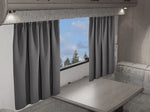 OLIVIA ROCCO Caravan Blackout Curtains 11 Colours Thermal Pencil Pleat Panels Eyelet