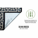 OLIVIA ROCCO Milano Geometric Blackout Curtains Thermal Insulated Eyelet Pair Pencil Pleat