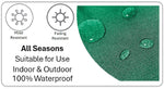 OLIVIA ROCCO Banza Waterproof Cushion Covers 43 x 43 cm Reversible Breathable Decorative