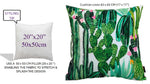 OLIVIA ROCCO Cactus Outdoor Waterproof Cushion Covers 43 x 43 cm Garden Patio for Sofa and Bedroom Styling