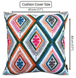 OLIVIA ROCCO Vibrant Meze Outdoor Waterproof Cushion Covers 43 x 43 cm Garden Patio