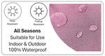 OLIVIA ROCCO Vibrant Meze Outdoor Waterproof Cushion Covers 43 x 43 cm Garden Patio