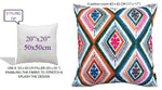 OLIVIA ROCCO Vibrant Meze Outdoor Waterproof Cushion Covers 43 x 43 cm Garden Patio