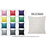 OLIVIA ROCCO Cushion Covers 43x43 cm Waterproof Breathable Outdoor Indoor Use Milano