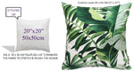 OLIVIA ROCCO Cushion Covers Jamil Green Waterproof 43x43 cm Reversible Breathable Indoor