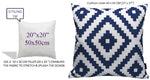 OLIVIA ROCCO Nairobi Navy Waterproof Outdoor Cushion Covers 43x43 CM Weather-Resistant