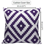 OLIVIA ROCCO Outdoor Scatter Cushion Covers Nairobi Purple 43 X 43 cm Waterproof Weather