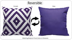 OLIVIA ROCCO Outdoor Scatter Cushion Covers Nairobi Purple 43 X 43 cm Waterproof Weather