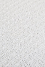 OLIVIA ROCCO Lisbon Pure Indian Cotton Handwoven Honeycomb Cushion Covers 17x17 and 24x24