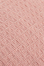 OLIVIA ROCCO Lisbon Pure Indian Cotton Handwoven Honeycomb Cushion Covers 17x17 and 24x24