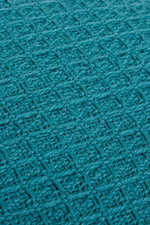 OLIVIA ROCCO Lisbon Pure Indian Cotton Handwoven Honeycomb Cushion Covers 17x17 and 24x24