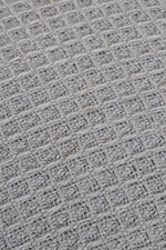 OLIVIA ROCCO Lisbon Pure Indian Cotton Handwoven Honeycomb Cushion Covers 17x17 and 24x24