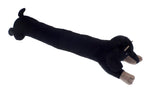 OLIVIA ROCCO Draught Excluder Dachshund Design 88cm W88 X H20 X D16cm Soft Fabric Fleece Super Soft Home Essential