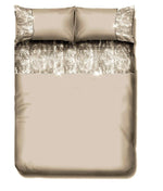 OLIVIA ROCCO Valentina Duvet Set With Crushed Velvet Trim And Diamante Detailing
