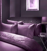 OLIVIA ROCCO Valentina Duvet Set With Crushed Velvet Trim And Diamante Detailing