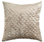 OLIVIA ROCCO Kylie Duvet Set Charcoal Gold Velvet Bedding With Quilted Trim Diamante